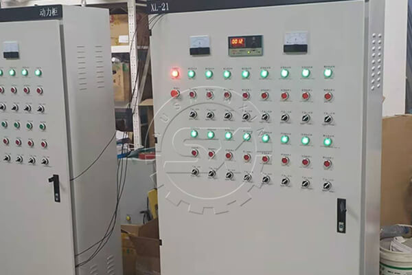 Controlador para sistema de granulación de fertilizantes solubles