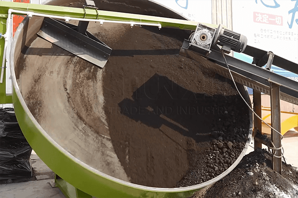 Proceso de funcionamiento de la peletizadora de fertilizante soluble de disco