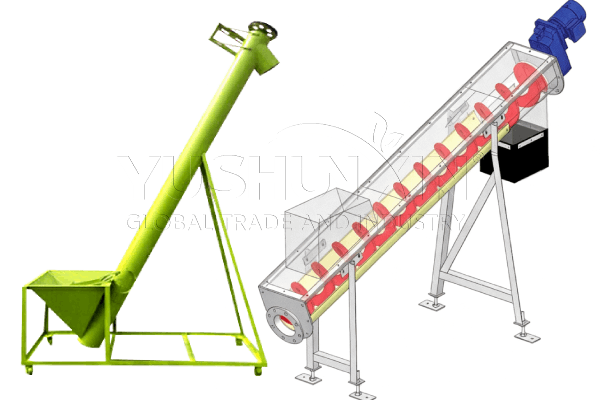 transportador de tornillo de polvo